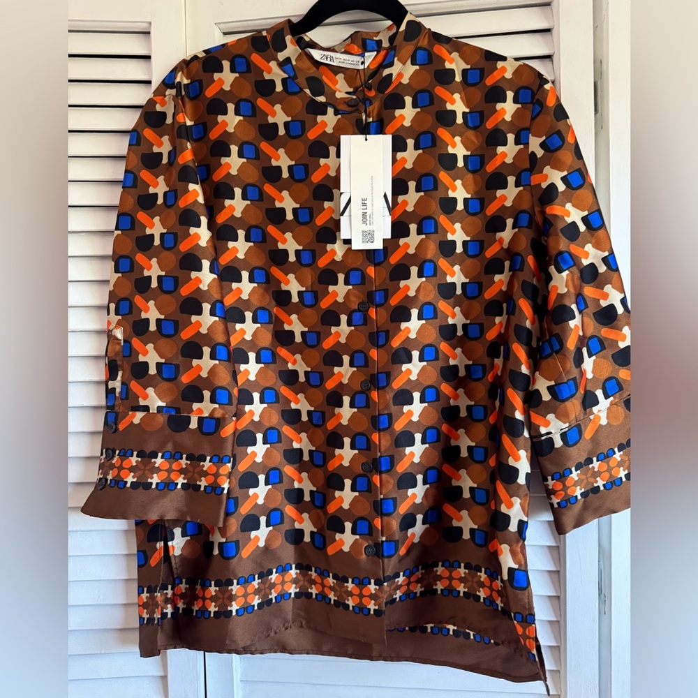 Geometric Patterned Shirt